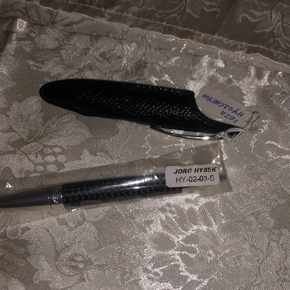 Jorg Hysek Palladium Black Rollerball/Ballpoint Pen with Pen Case - Picture 3 of 14